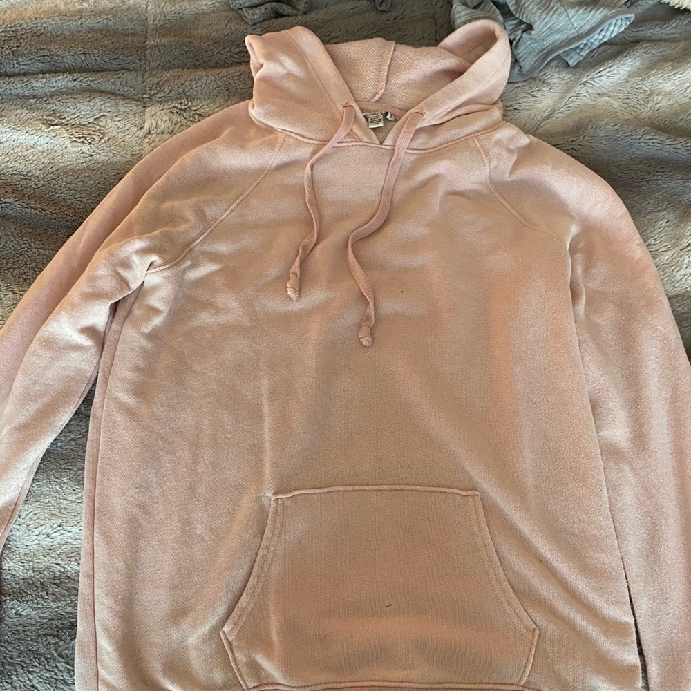 light pink american eagle hoodie